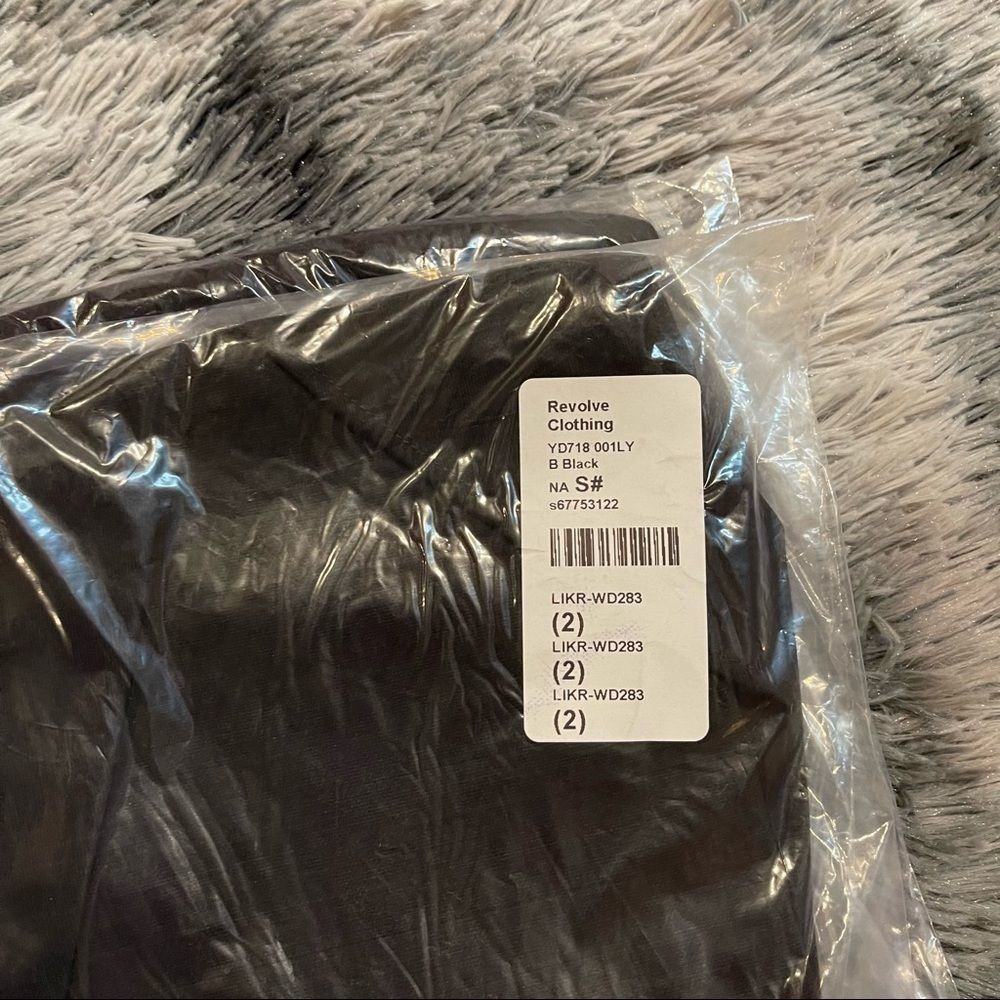 NWT! Likely x Revolve Formal Black High Low Jenny Formal Ruffle Halter Maxi Gown - Picture 7 of 14